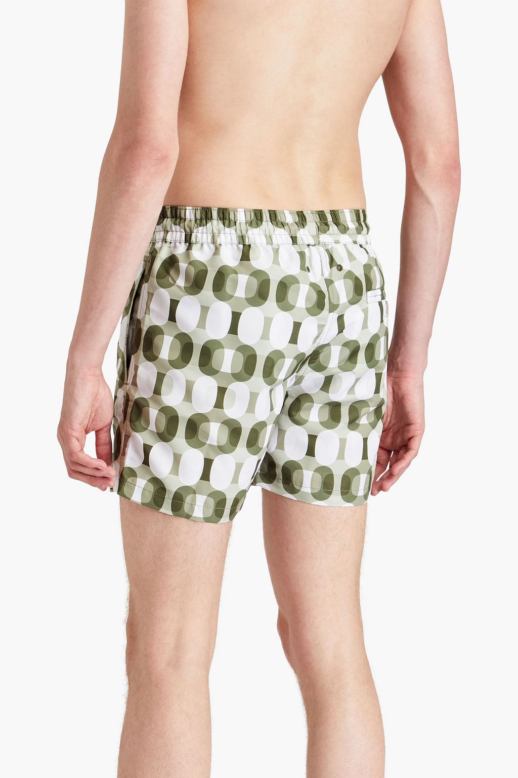 FRESCOBOL CARIOCA Short-length printed swim shorts