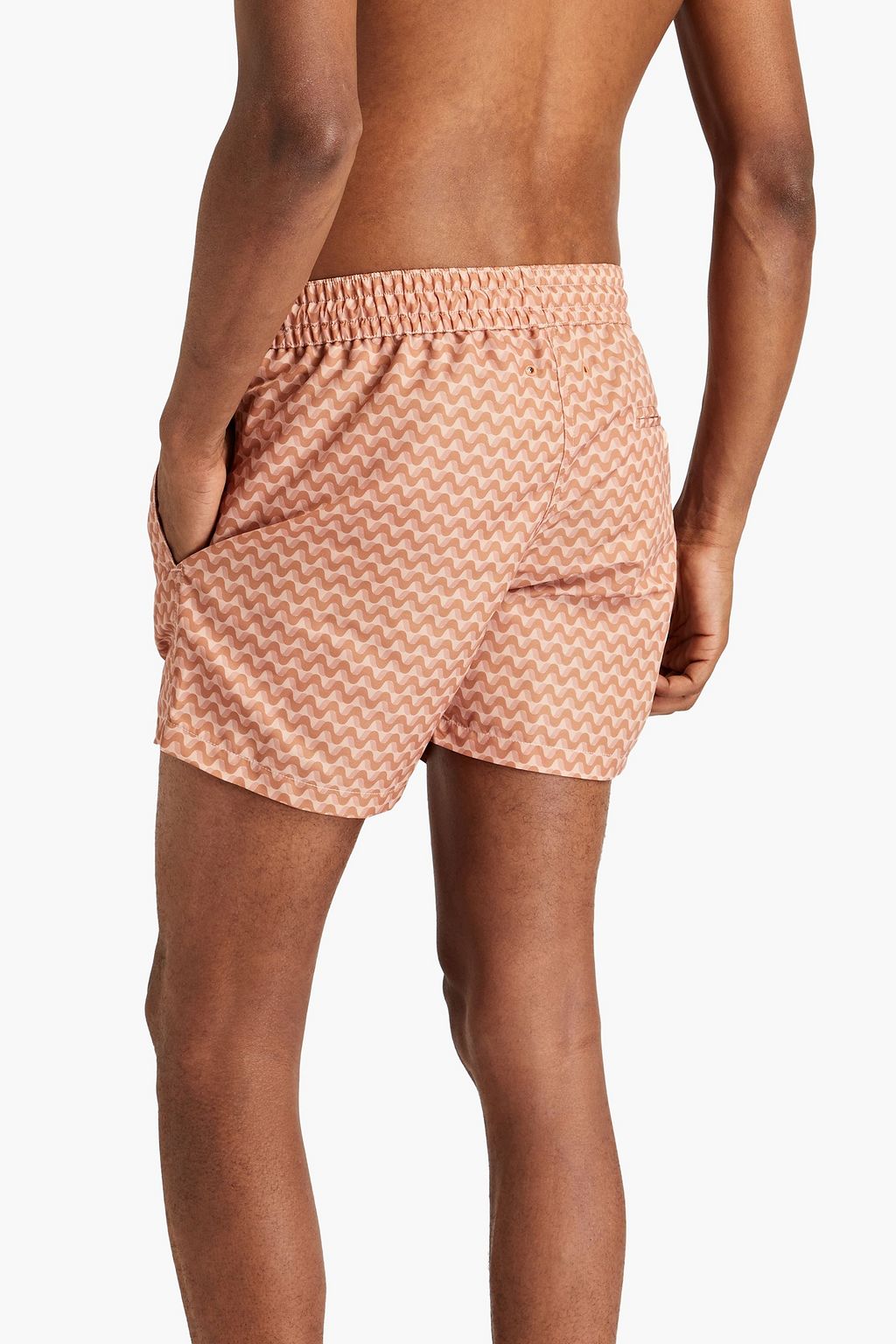 FRESCOBOL CARIOCA Short-length printed swim shorts