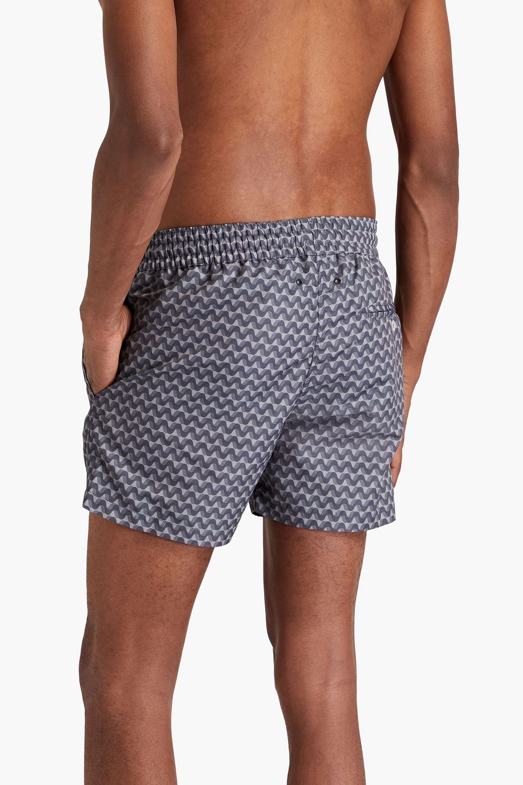 FRESCOBOL CARIOCA Short-length printed swim shorts