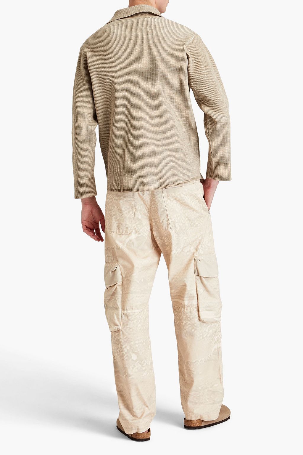 JACQUEMUS Teramo Pullover aus einer gerippten Baumwollmischung mit Polokragen