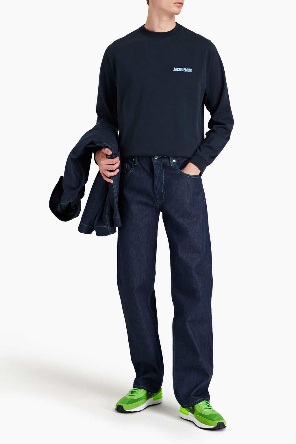 JACQUEMUS Le De Nimes Fresa Jeans