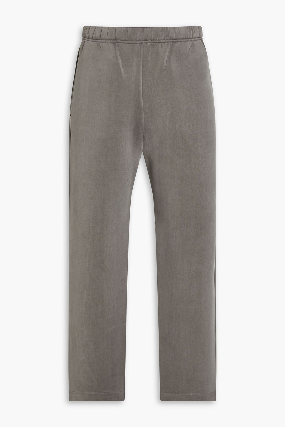 Jacquemus Le Jogging Cupro-blend Scuba Track Pants In Gray