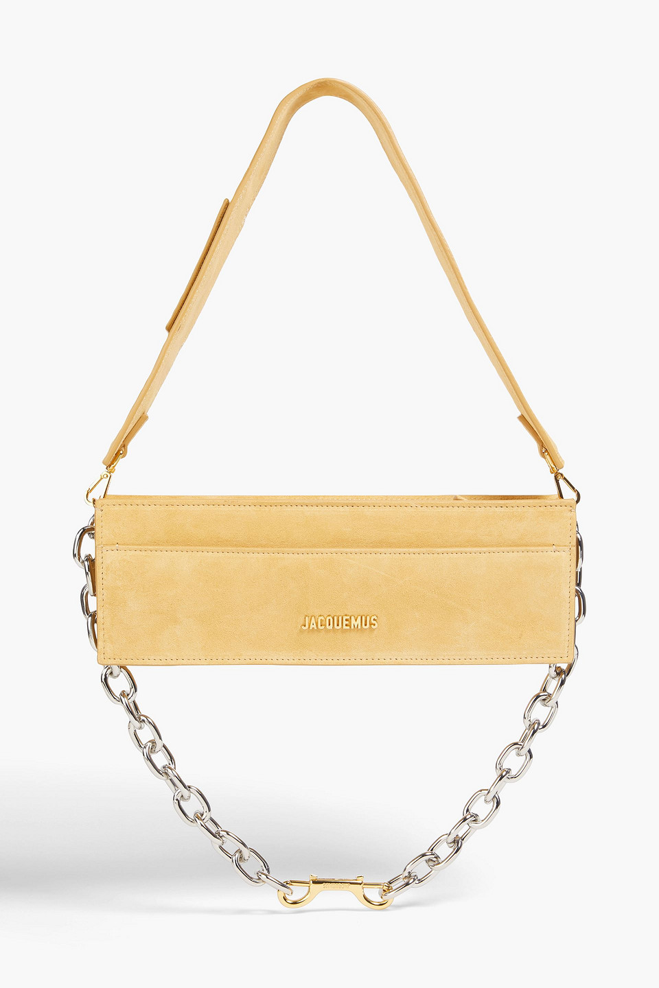 jacquemus - le ciuciu suede shoulder bag - neutral - onesize