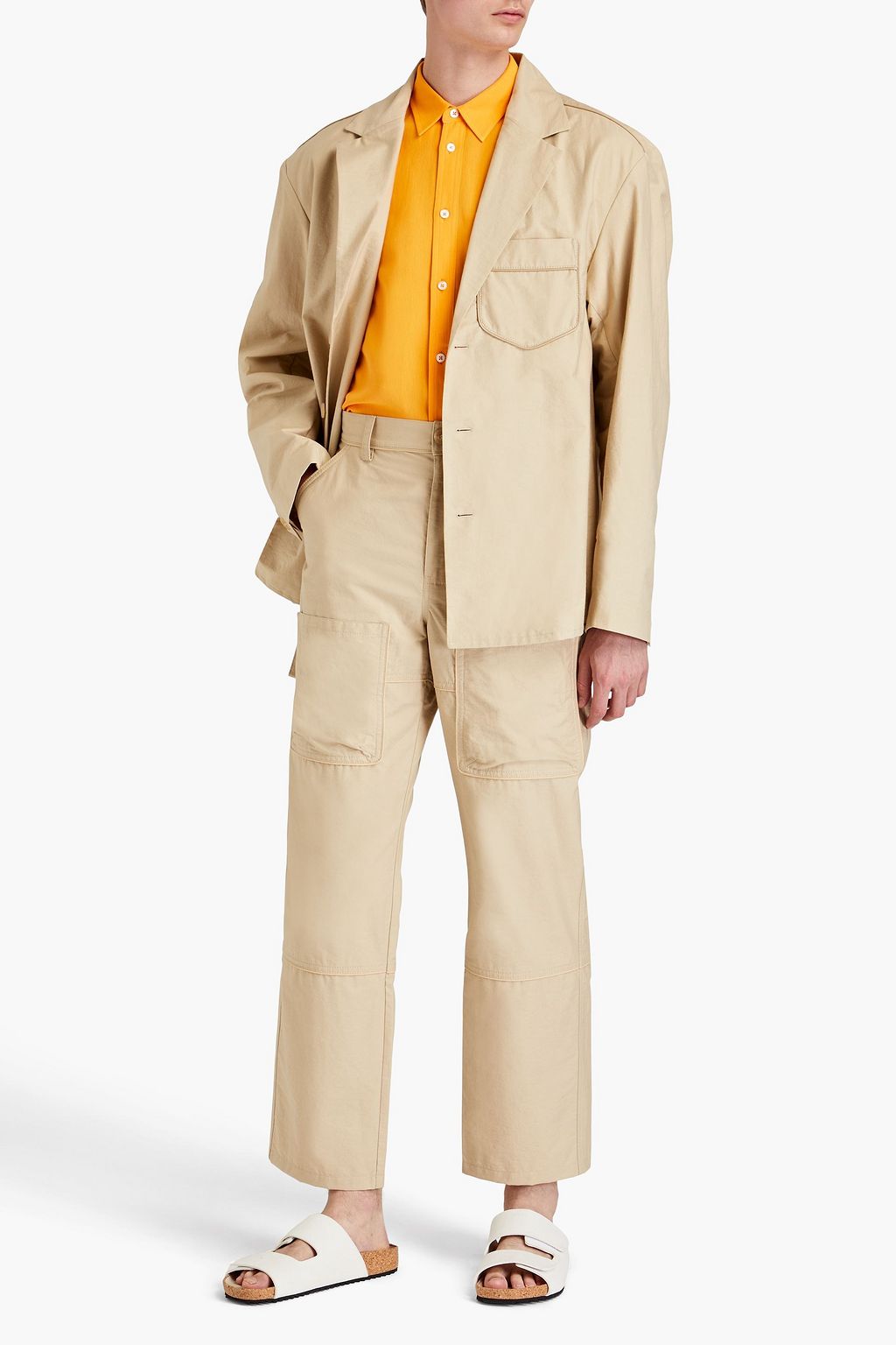 JACQUEMUS Pacalo cotton-blend twill cargo pants