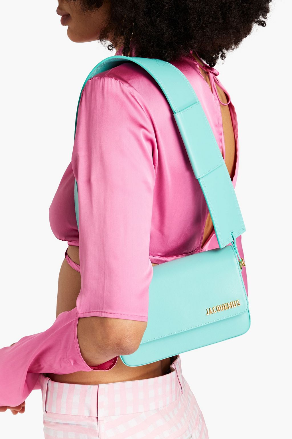 JACQUEMUS Le Carinu leather shoulder bag THE