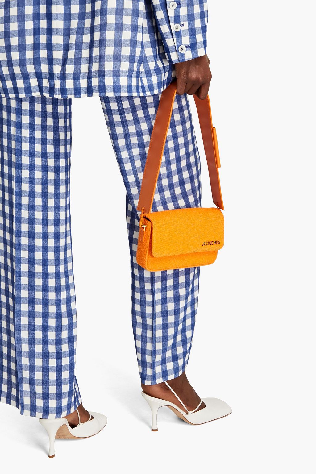 JACQUEMUS Le Carinu bouclé shoulder bag THE