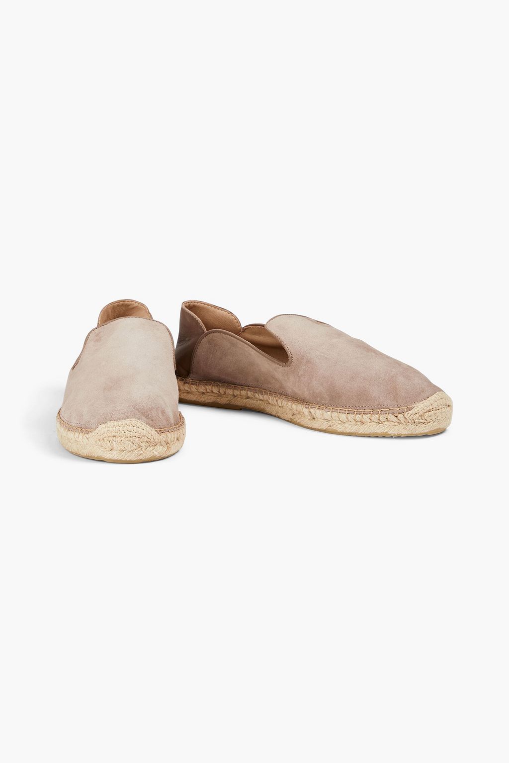 FRESCOBOL CARIOCA Veluso suede collapsible-heel espadrilles