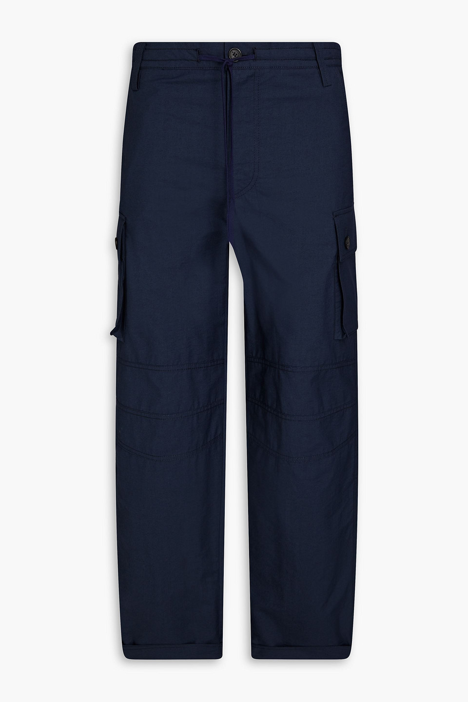 Jacquemus Giardino Cotton-blend Twill Cargo Pants In Navy