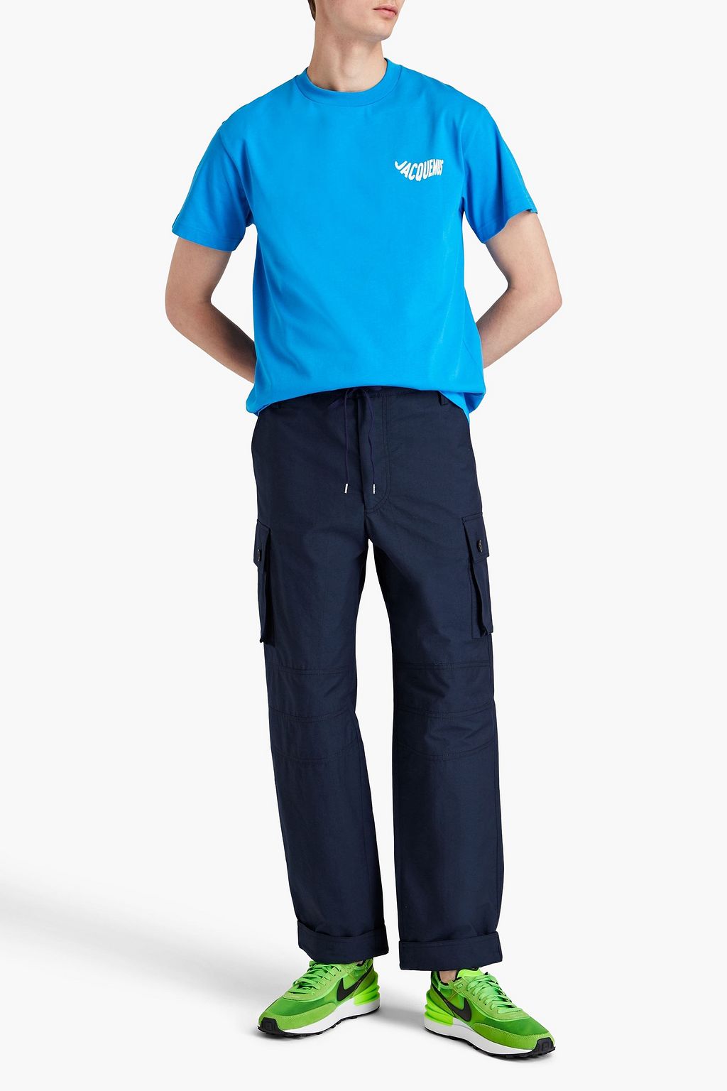JACQUEMUS Giardino cotton-blend twill cargo pants