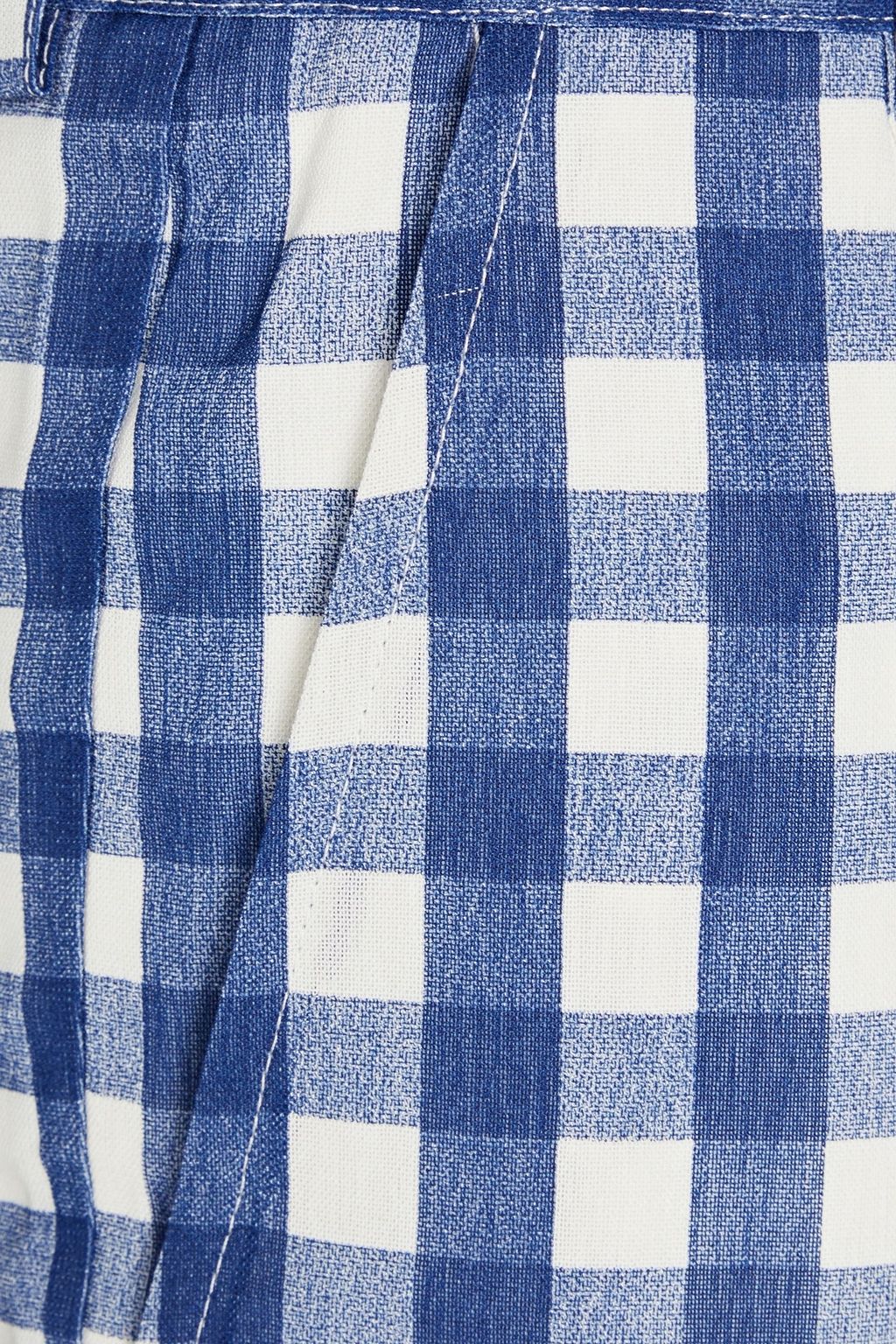 JACQUEMUS شورت شينو «جيلاتي» منسوج بنقشة جينجهام
