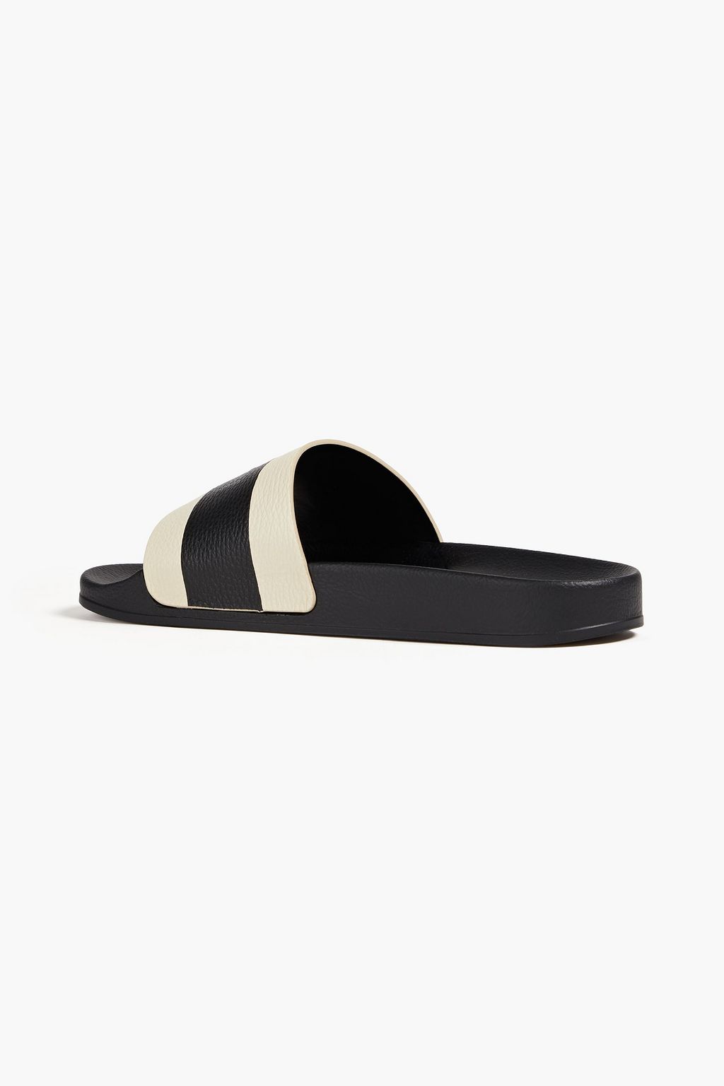 FRESCOBOL CARIOCA Humberto printed pebbled-leather slides