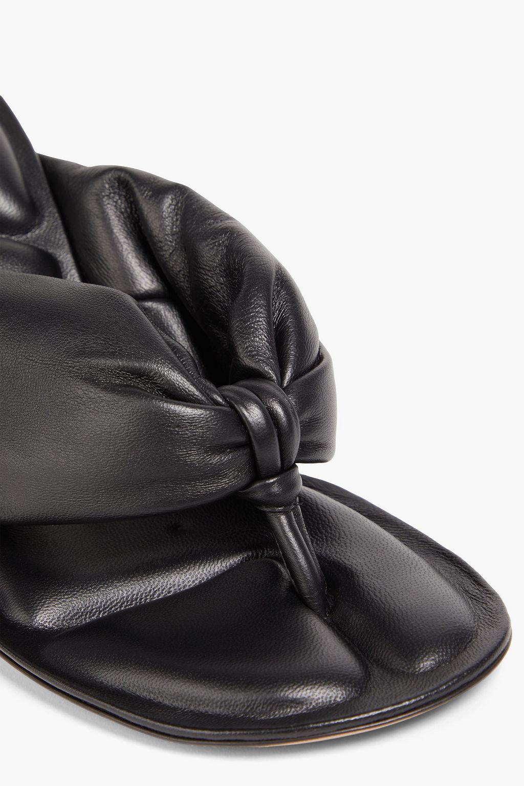 JACQUEMUS Nocio padded leather sandals THE