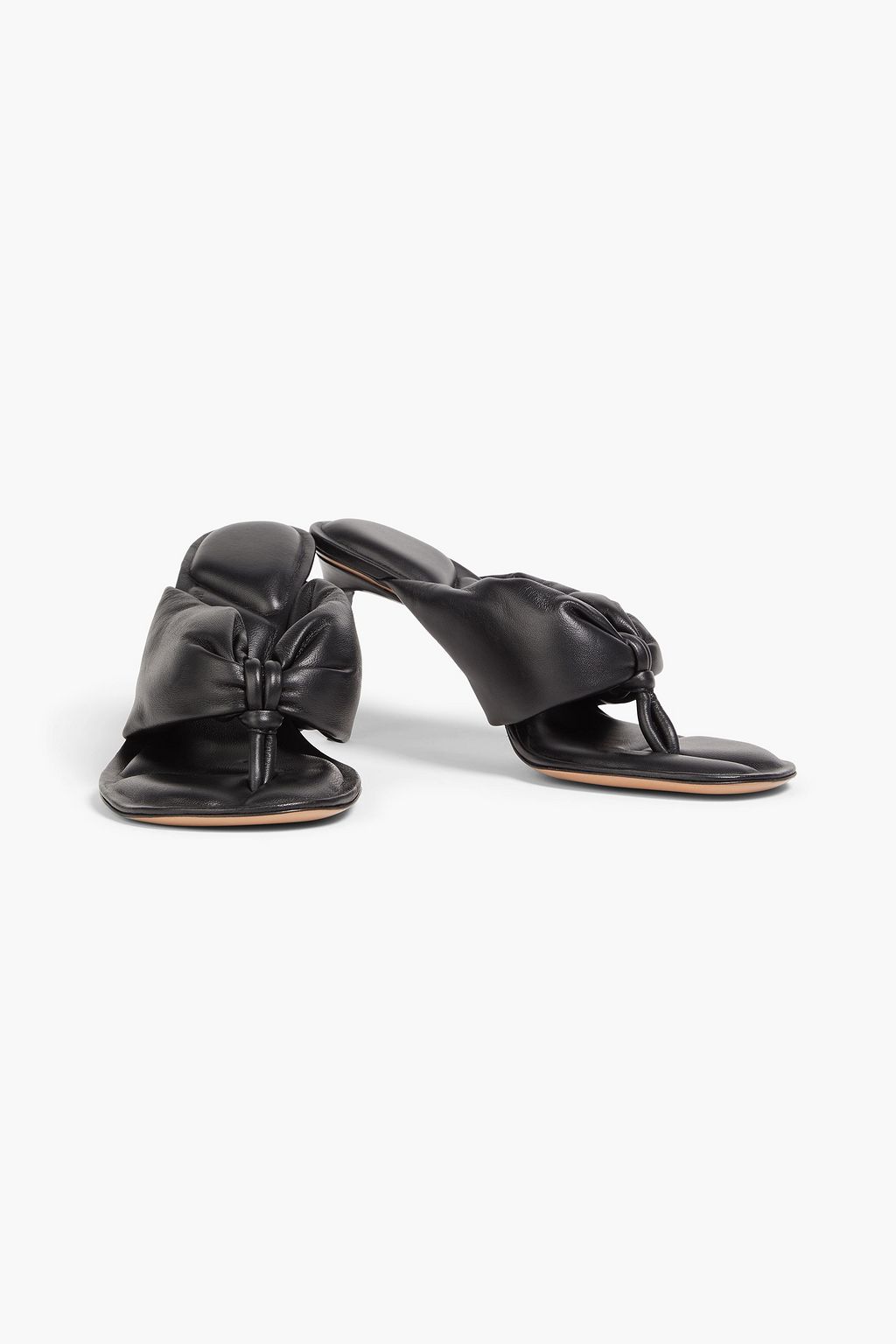 JACQUEMUS Nocio padded leather sandals THE