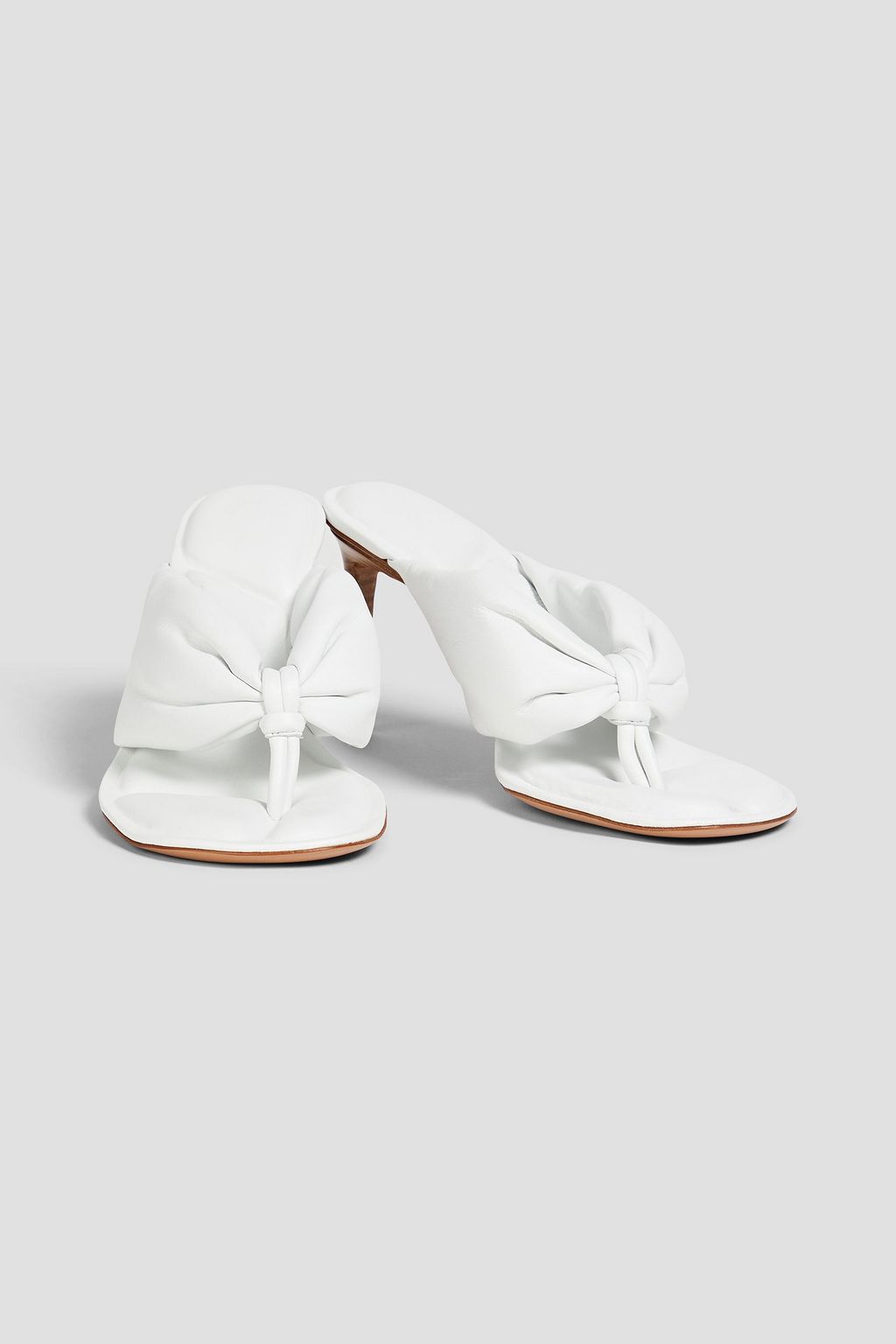 JACQUEMUS Nocio padded leather sandals