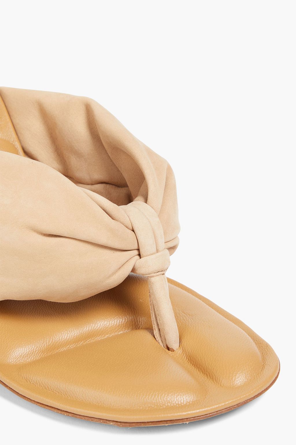 JACQUEMUS Les Sandales Nocio padded nubuck sandals