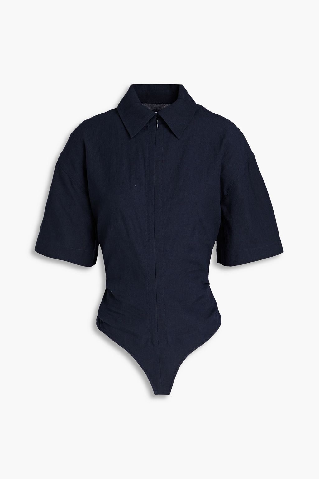 JACQUEMUS Baunhilha cutout hemp and cotton-blend bodysuit