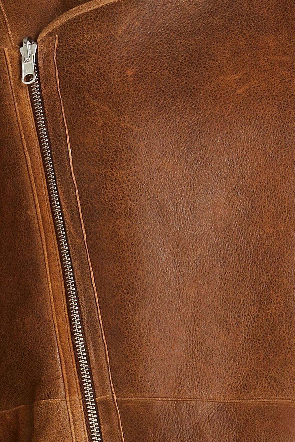 REMAIN BIRGER CHRISTENSEN Asymmetric shearling jacket