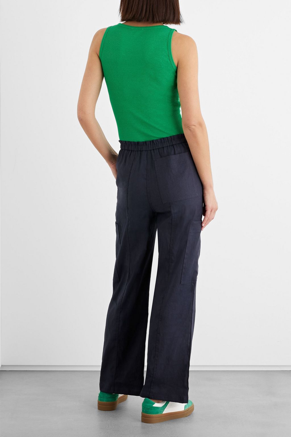 IRIS & INK Leila linen-blend twill cargo pants | THE OUTNET