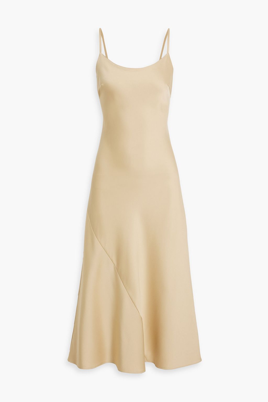 IRIS & INK Emery satin-crepe midi slip dress | THE OUTNET