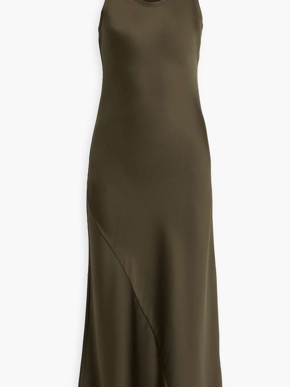 elodie satin-crepe midi dress