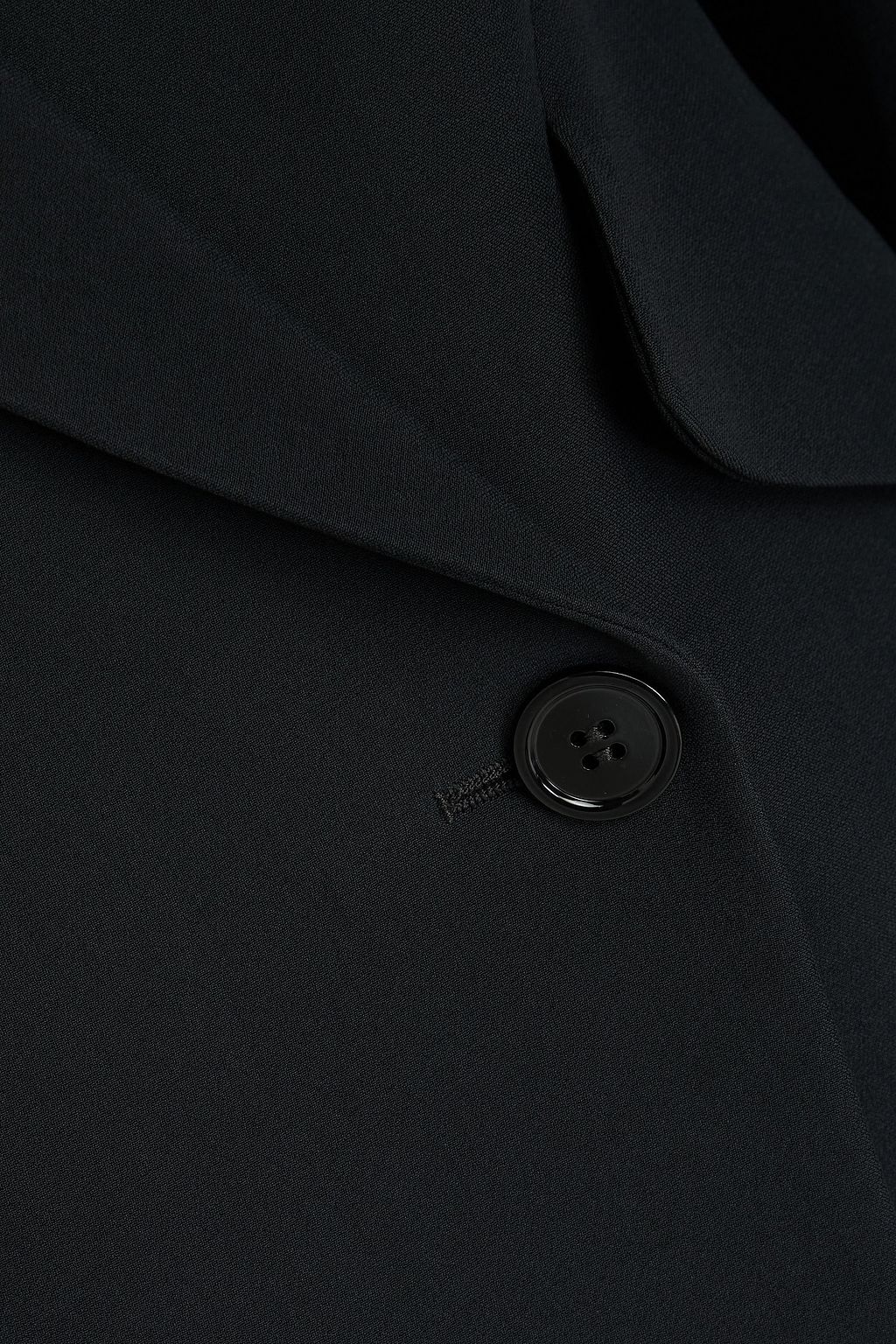 MCQUEEN Asymmetric crepe blazer