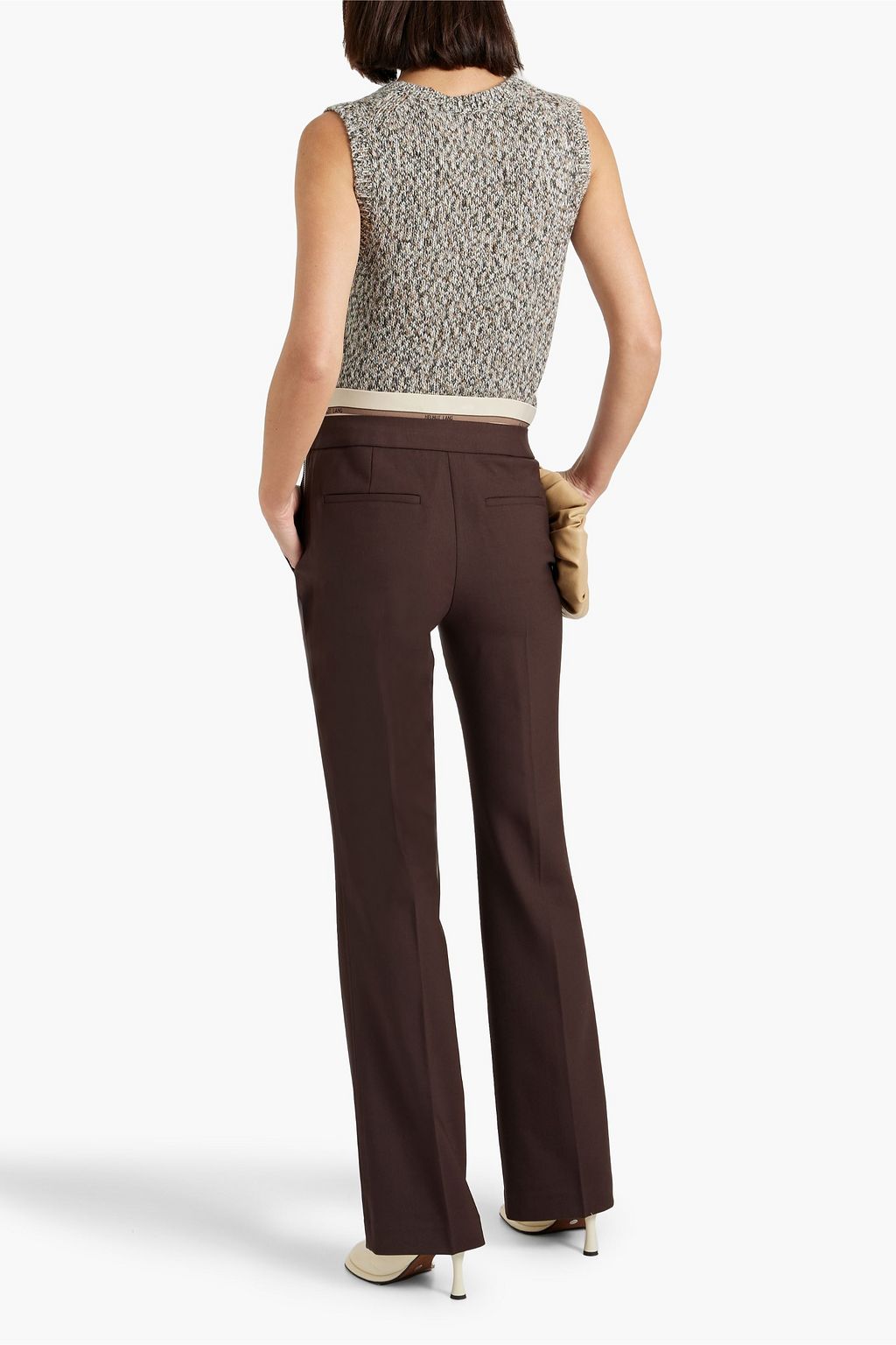 HELMUT LANG Marled knitted vest