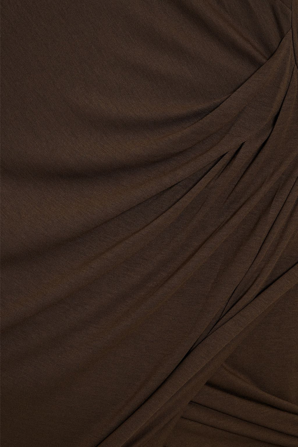 HELMUT LANG Ruched jersey halterneck dress
