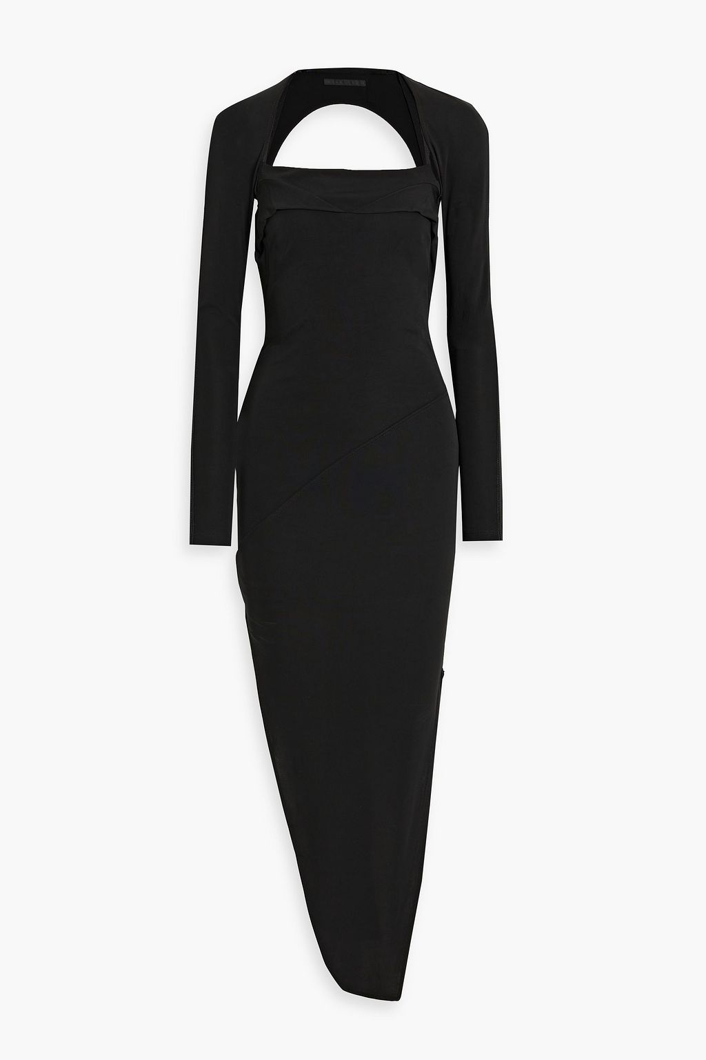 HELMUT LANG Cutout jersey midi dress | THE OUTNET