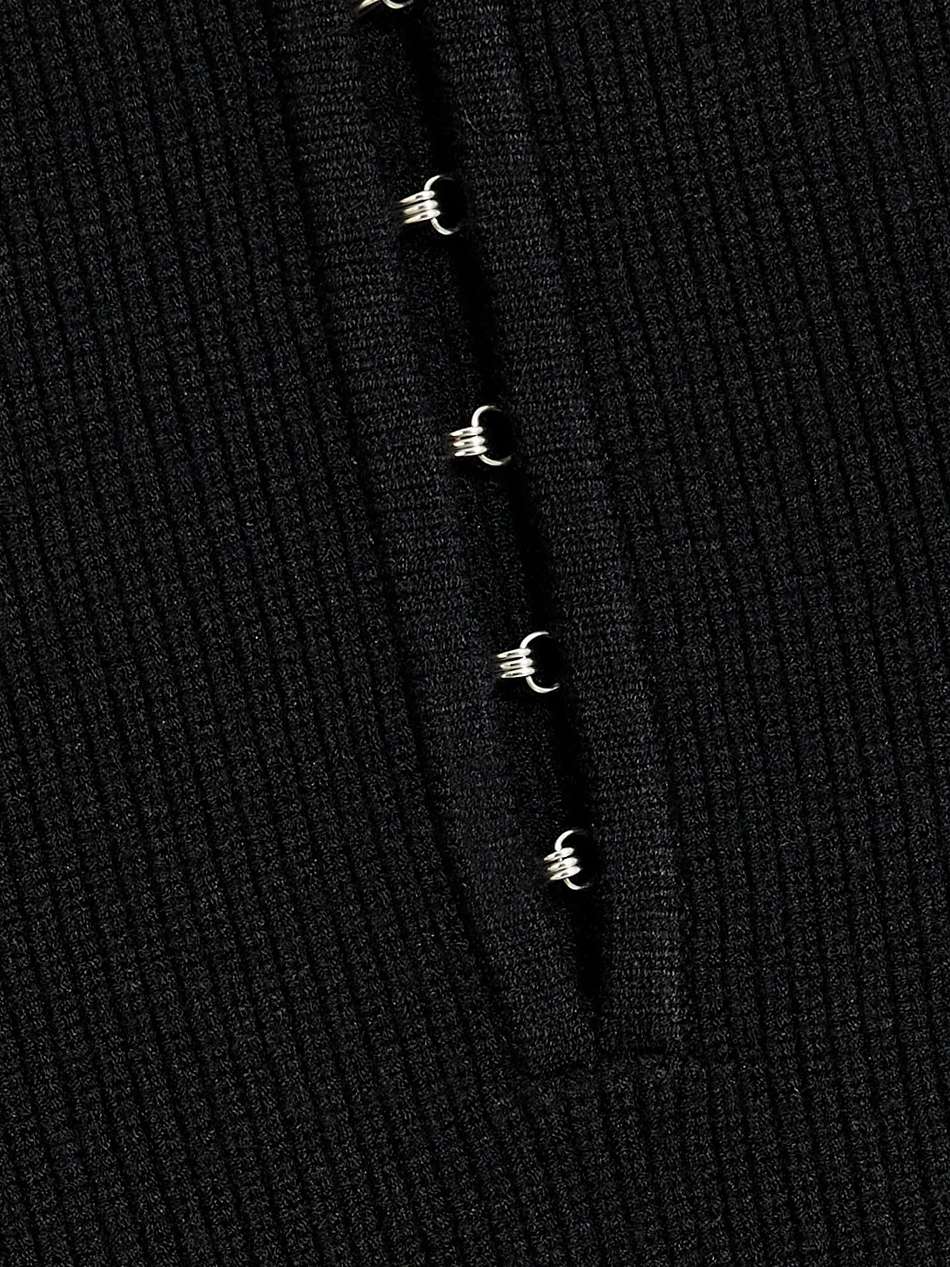ribbed-knit dress