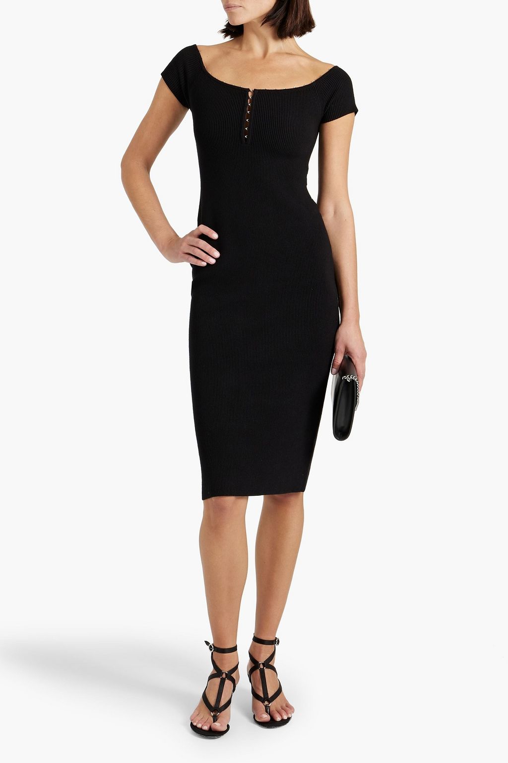 HELMUT LANG Ribbed-knit dress