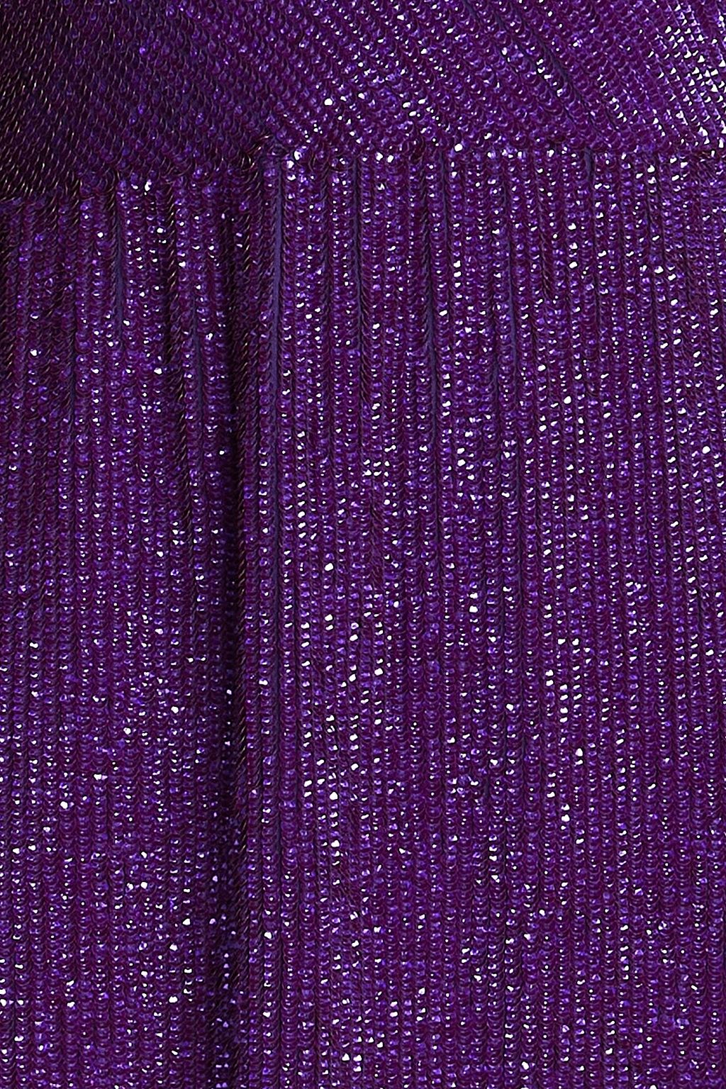 RETROFÊTE Jill sequined chiffon mini dress