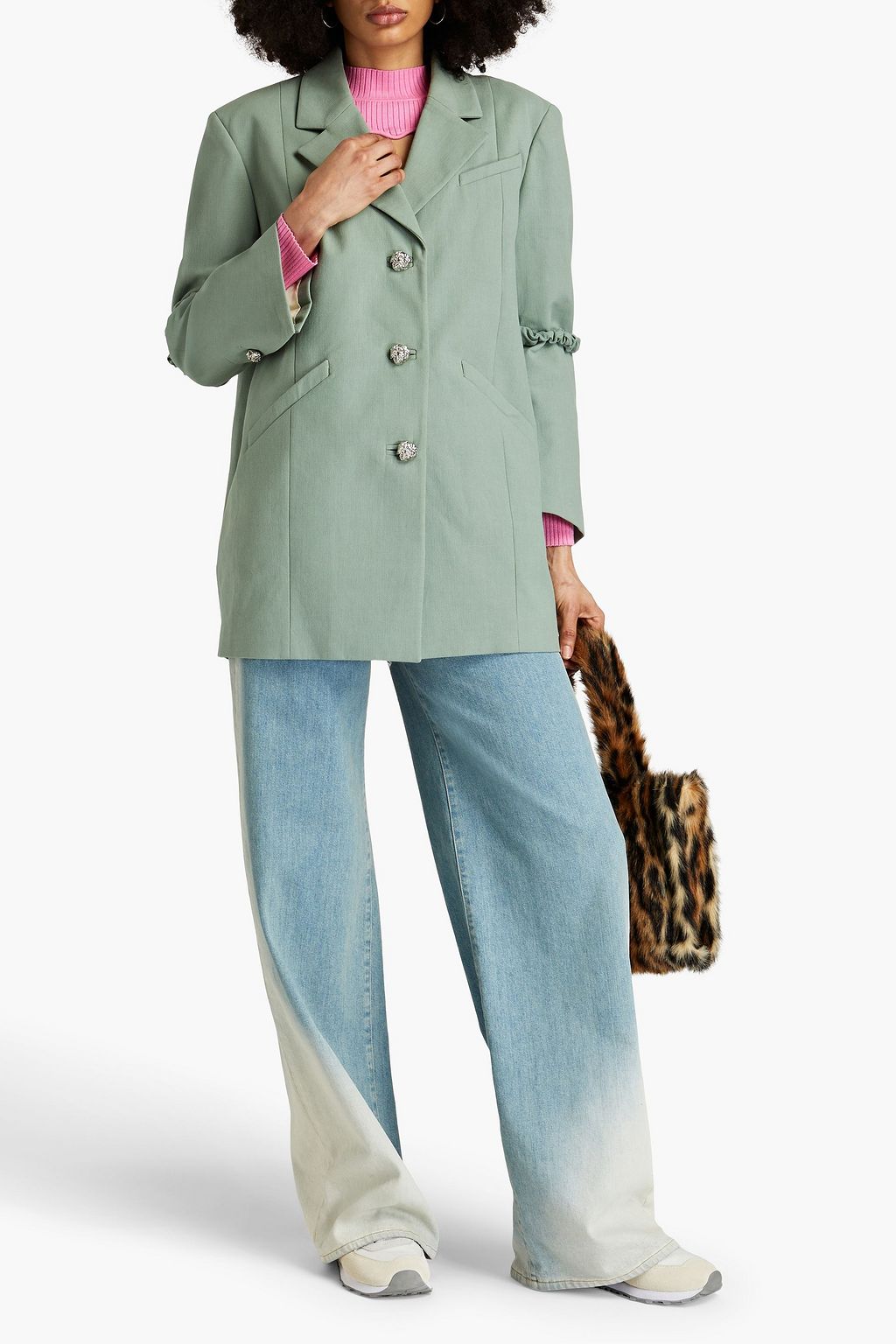GANNI Cotton blazer