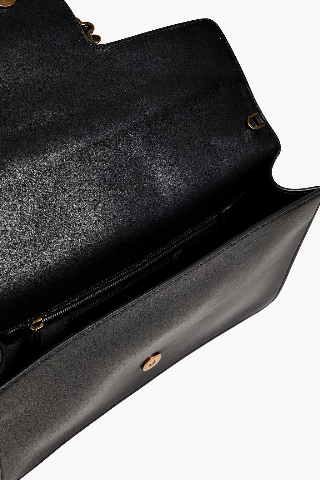 MOSCHINO Schultertasche aus Leder mit Schnalle