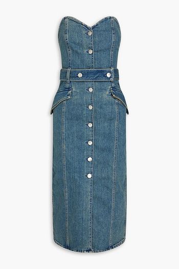 Denim dresses shop on sale