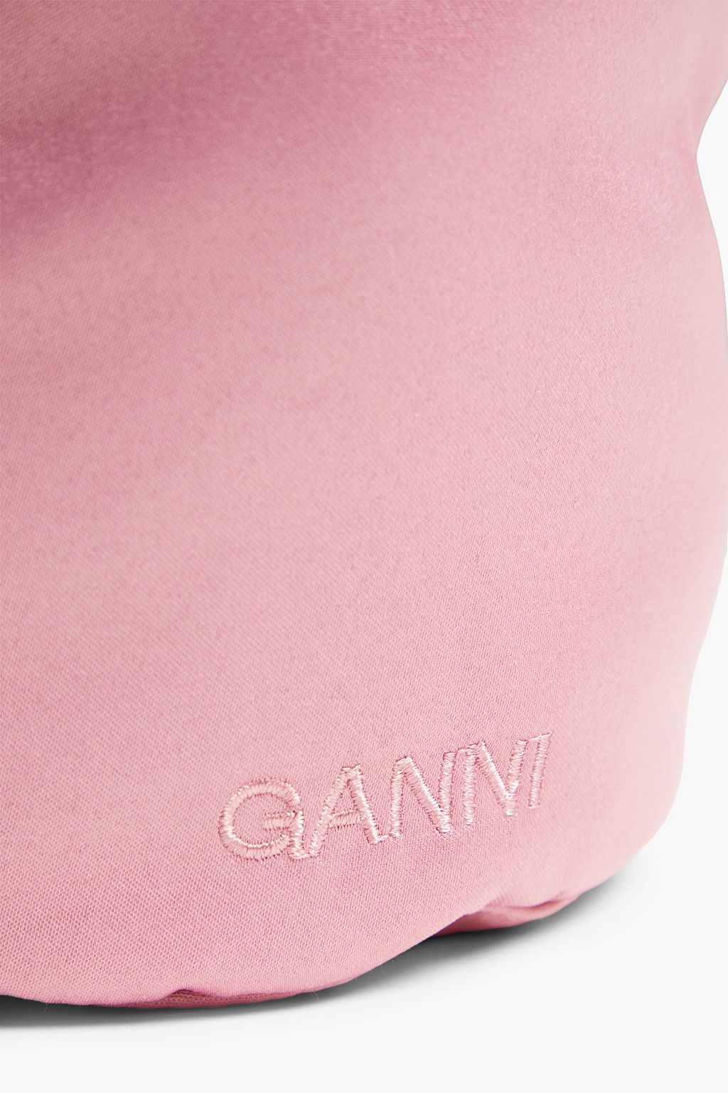GANNI Satin bucket bag