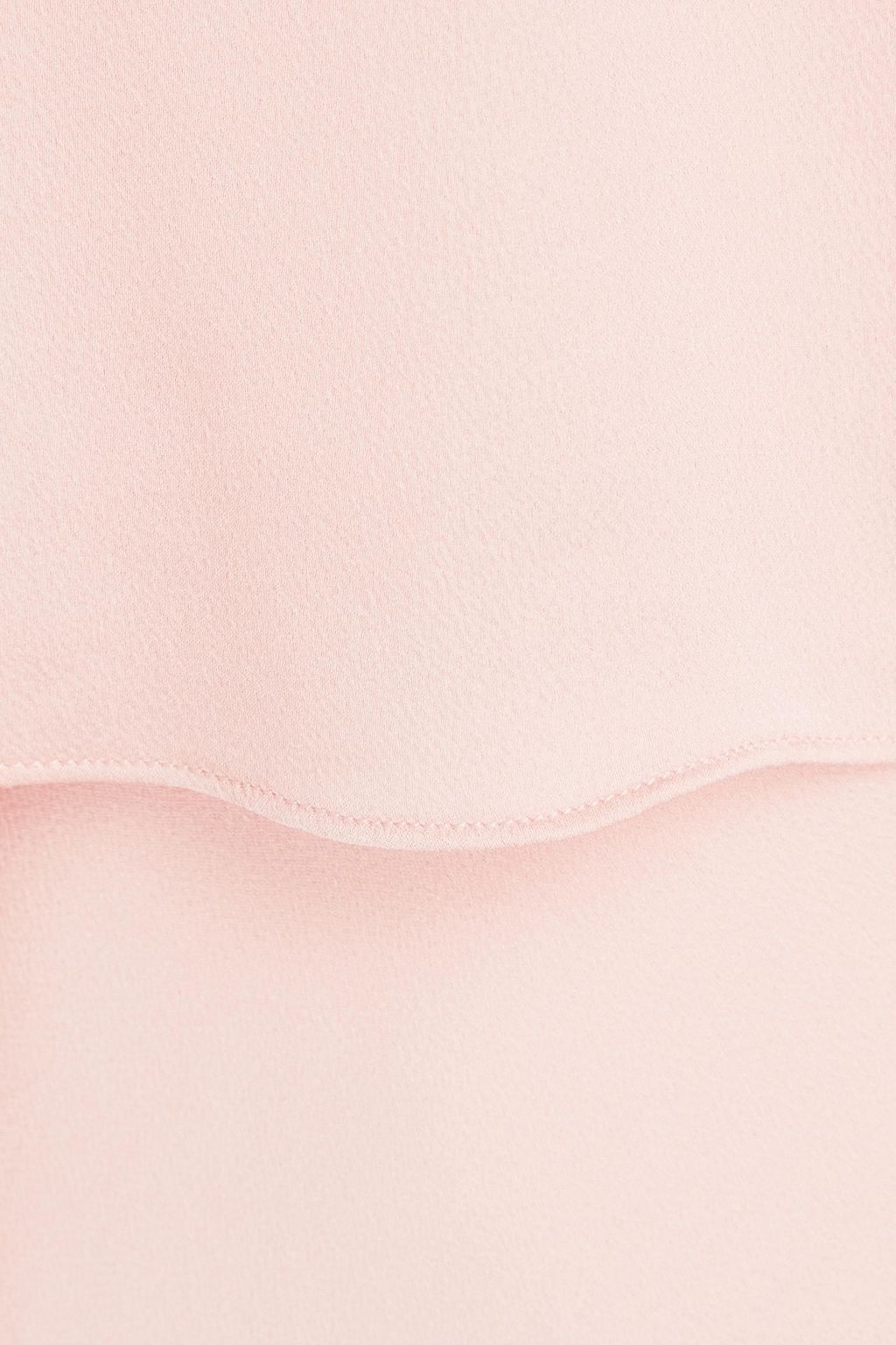SHONA JOY Layered satin-crepe maxi dress