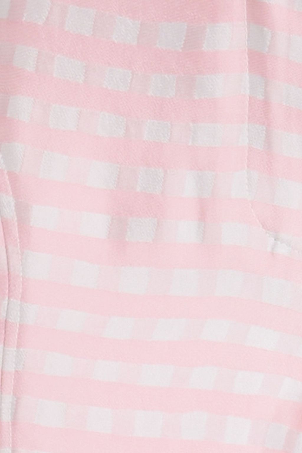 JACQUEMUS 깅엄 자카드 스트레이트 레그 팬츠