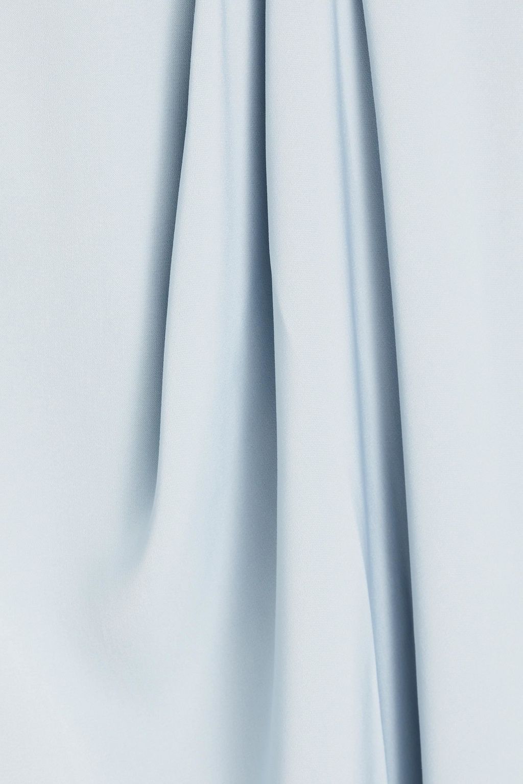 SHONA JOY Gathered satin maxi dress