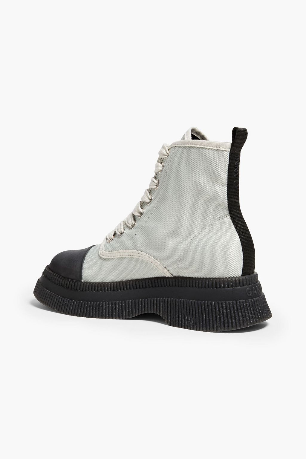 GANNI Canvas ankle boots