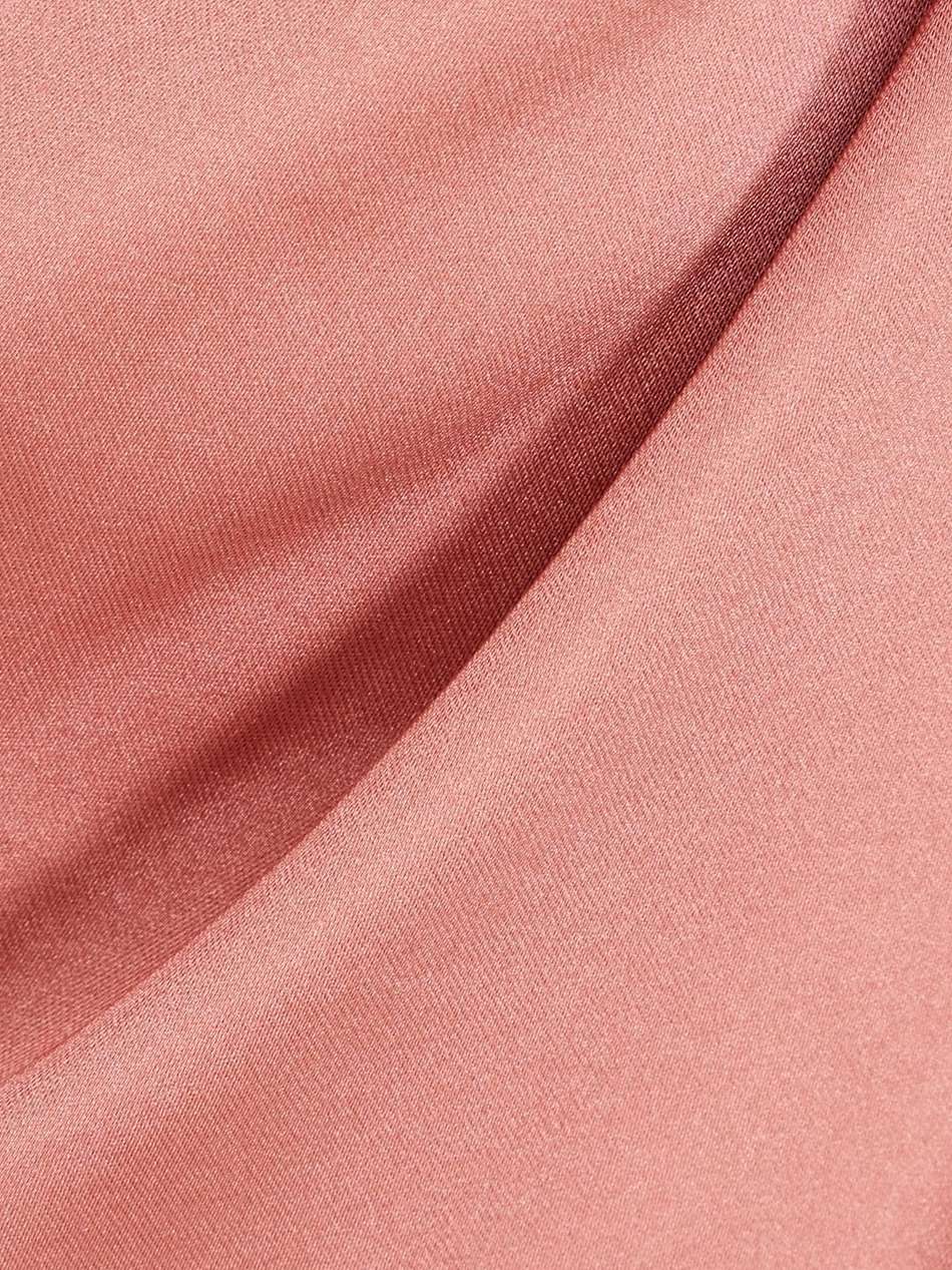 sutton draped satin halterneck gown