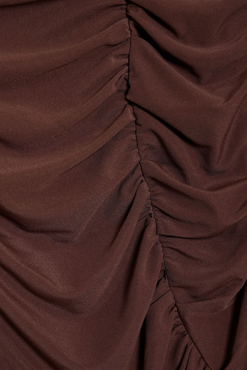 HELMUT LANG فستان قصير من الجيرسيه بتصميم ملموم