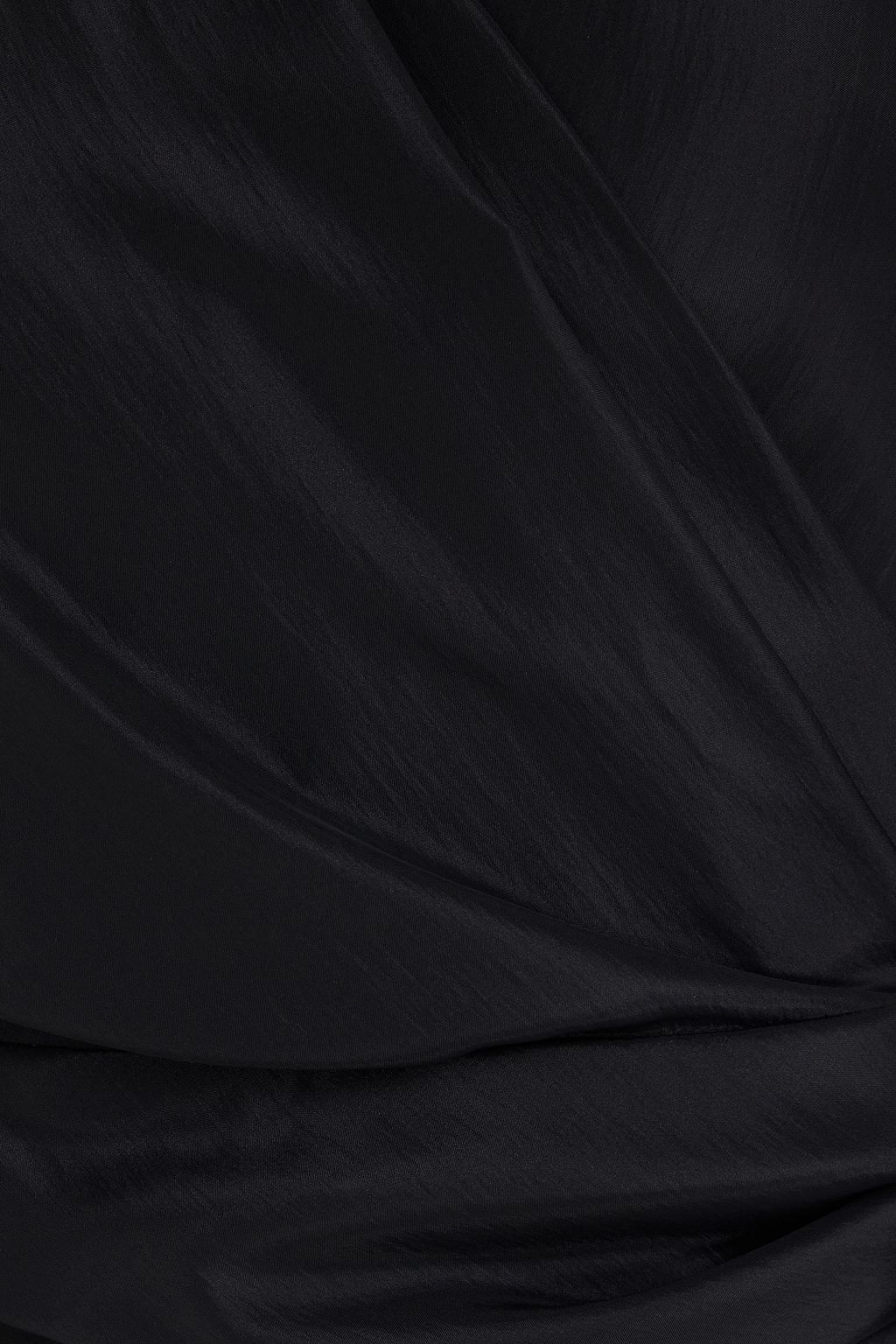 BOUTIQUE MOSCHINO Draped satin wrap top