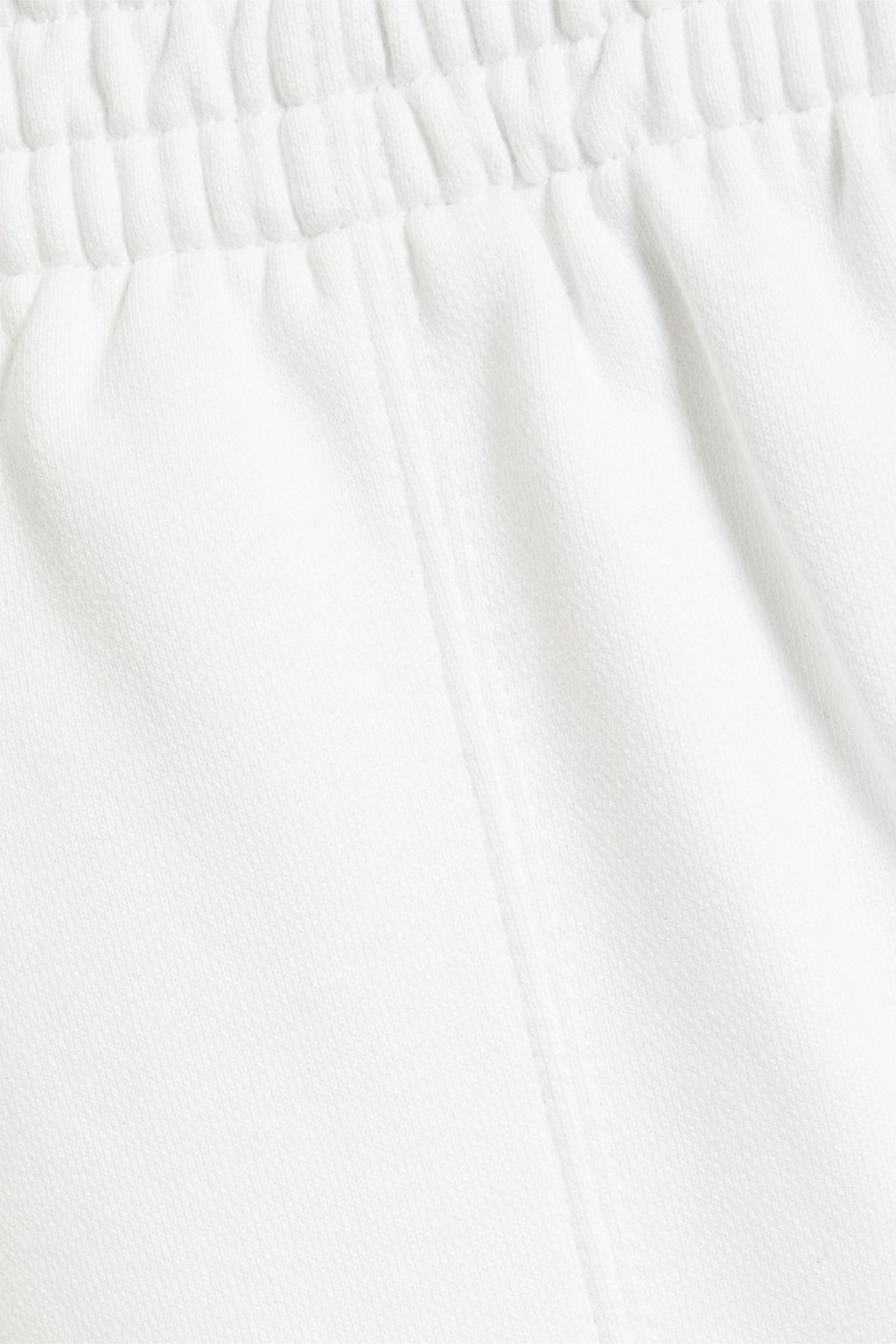 HELMUT LANG Printed French cotton-terry track pants