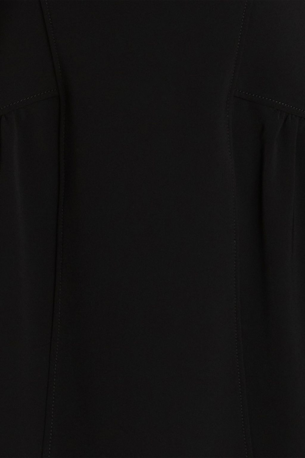BOUTIQUE MOSCHINO Gathered crepe mini dress