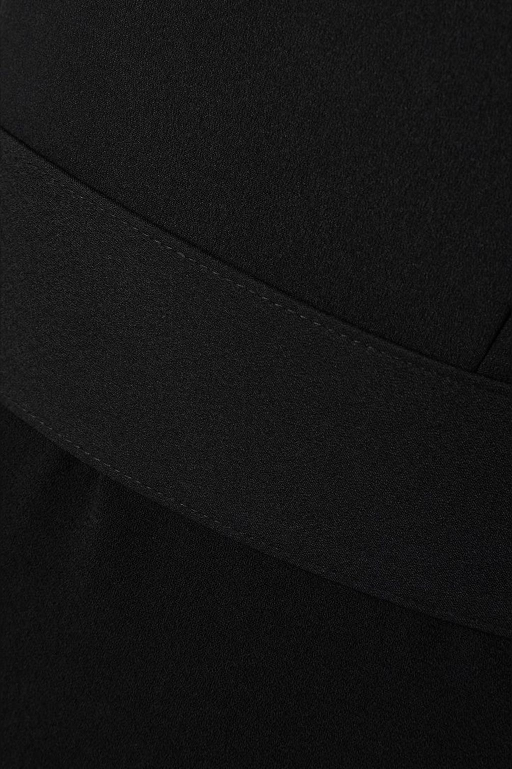 SOLACE LONDON 자야 원숄더 벨트 크레이프 맥시 드레스