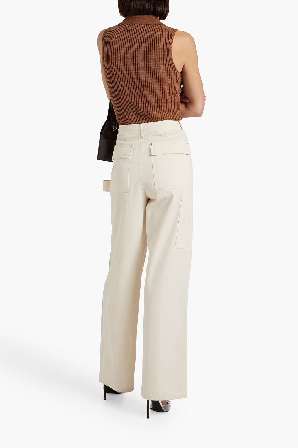 HELMUT LANG Ribbed-knit top