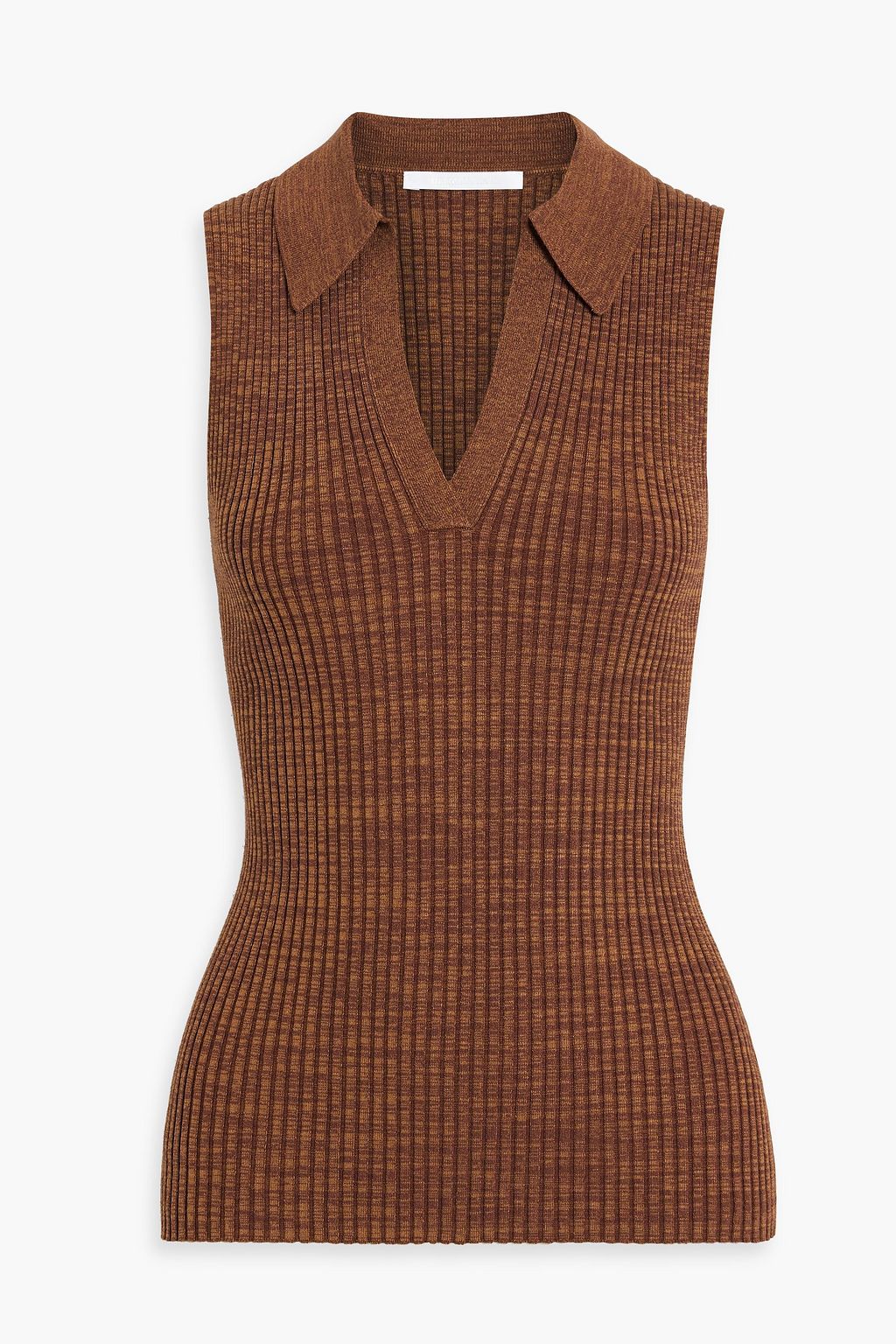 Buy London Rag Sleeveless Rib Knit Turtle Neck Top in Brown 2024