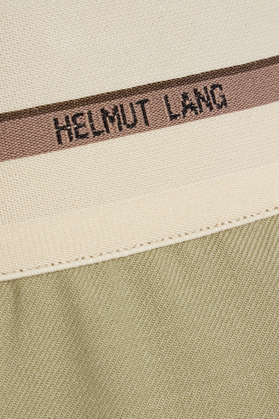 HELMUT LANG PLEATED TWILL SHORTS 3074457345636783147