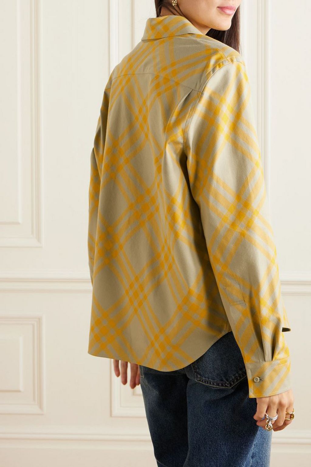 BURBERRY Checked cotton shirt