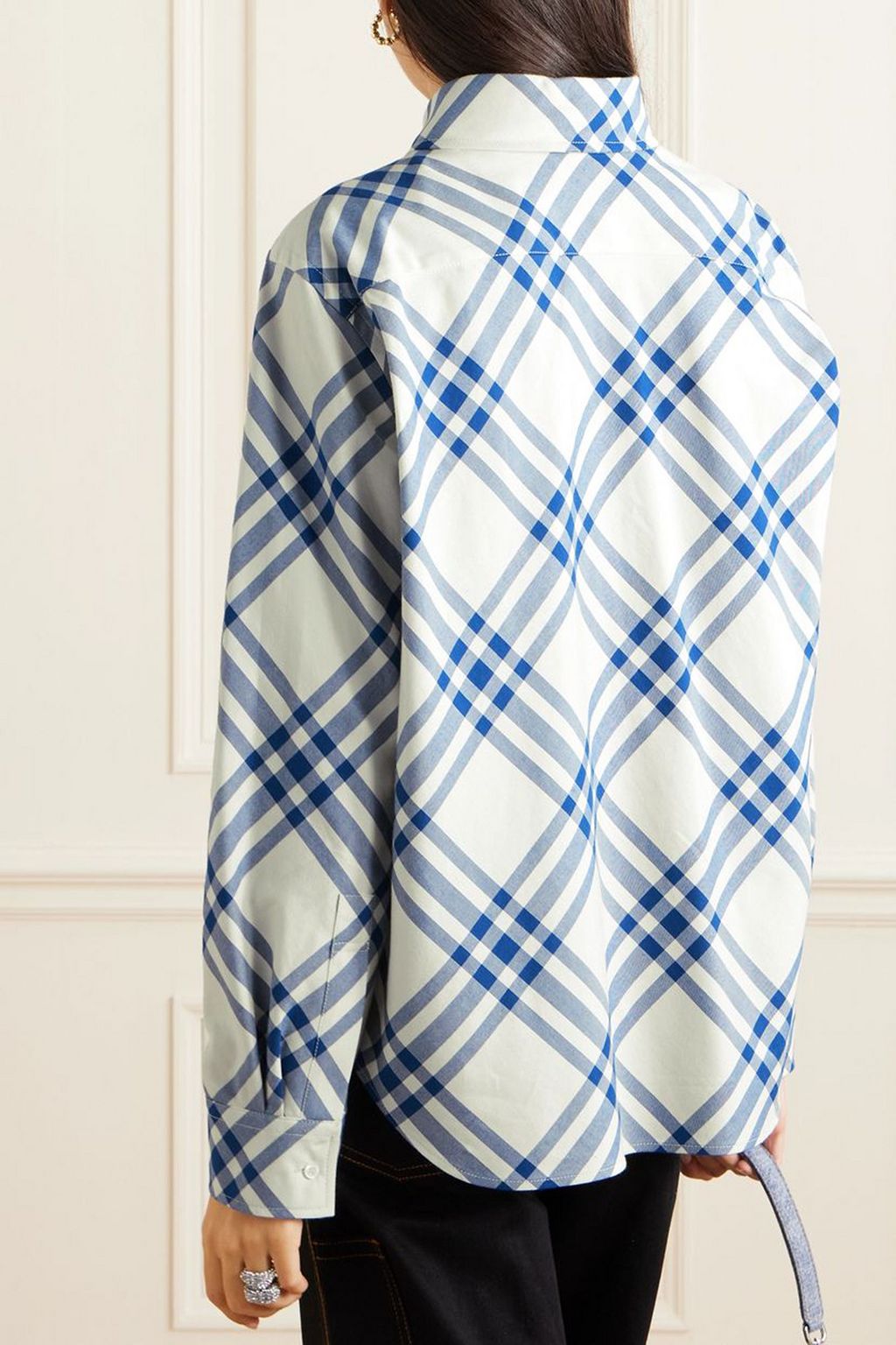 BURBERRY Checked cotton shirt